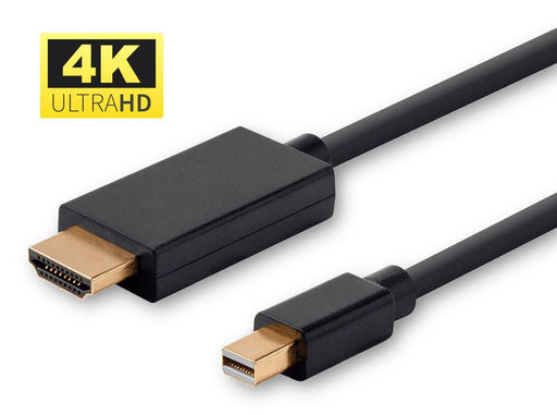 EAN 5704174123071 - Microconnect MDPHDMI1B-4K adaptador de cable de vídeo 1 m Mini DisplayPort HDMI tipo A (Estándar) Negro imagen 1