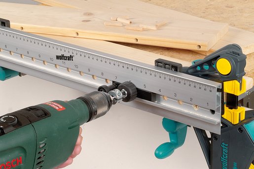 EAN 4006885465008 - wolfcraft GmbH 4650000 herramienta para fabricación de clavija de madera Regleta de ensamblaje imagen 5