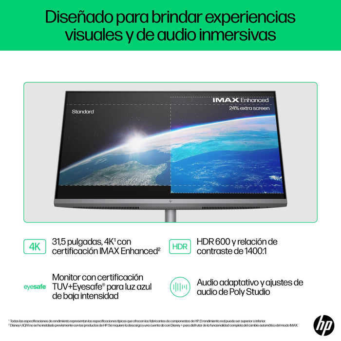 EAN 0199642227309 - HP OmniStudio X 32-c0022ns PC Intel Core Ultra 5 125H 80 cm (31.5") 3840 x 2160 Pixeles PC todo en uno 16 imagen 10
