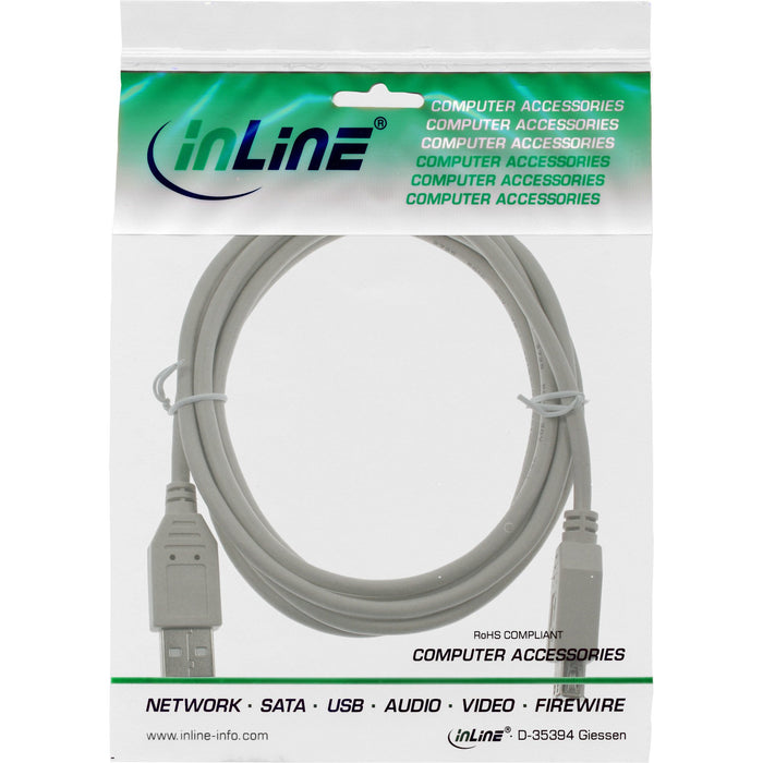 EAN 4043718263394 - InLine 34650X cable USB USB 2.0 0,5 m USB A 0,48 Gbit/s Beige imagen 2