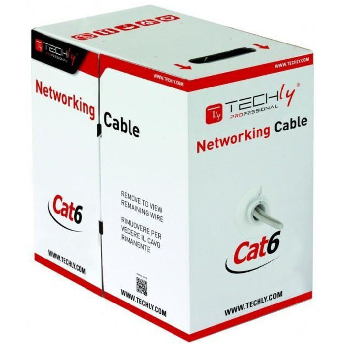 EAN 8054529028139 - Techly ITP6-UTP-ICH cable de red Gris 305 m Cat6 U/UTP (UTP) imagen 3