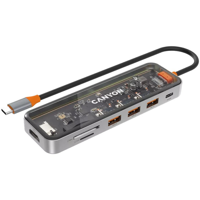 EAN 5291485015572 - Canyon DS-13 USB Tipo C 5000 Mbit/s Gris imagen 3