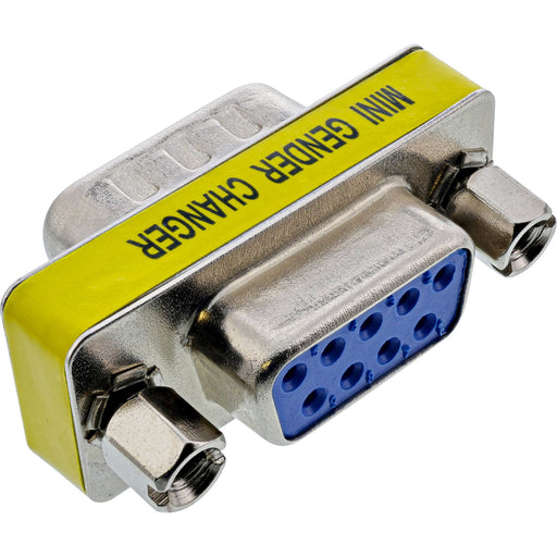 EAN 4043718000210 - InLine 42214 cambiador de género para cable 9pin female Acero inoxidable imagen 1