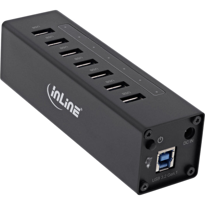 EAN 4043718214402 - InLine 35395B hub de interfaz USB 3.2 Gen 1 (3.1 Gen 1) Type-A 5000 Mbit/s Negro imagen 2