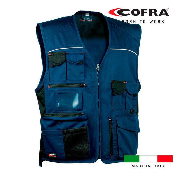 Chaleco Expert Azul Marino Negro Cofra Talla 48