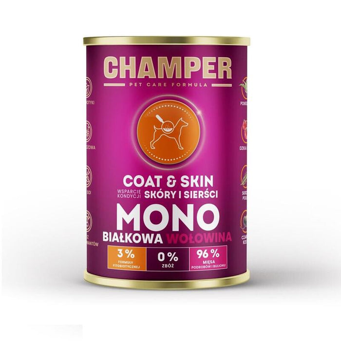 Champer Coat & Skin Beef - Comida Húmeda Para Perros - 400g