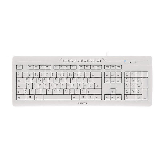 Cherry Stream 3.0 Teclado Wired Ch Blanco/Gris