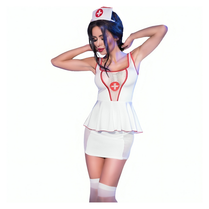 Chilirose - Cr 4160 Disfraz Enfermera Top & Falda S/M