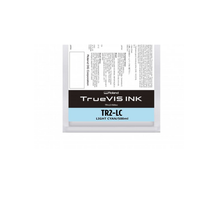 Ciano Light Eco-Solvent Ink Bag Roland Truevis Sg2 Vg2 Vf2 Sg3 Vg3 500ml Estr2-Lc