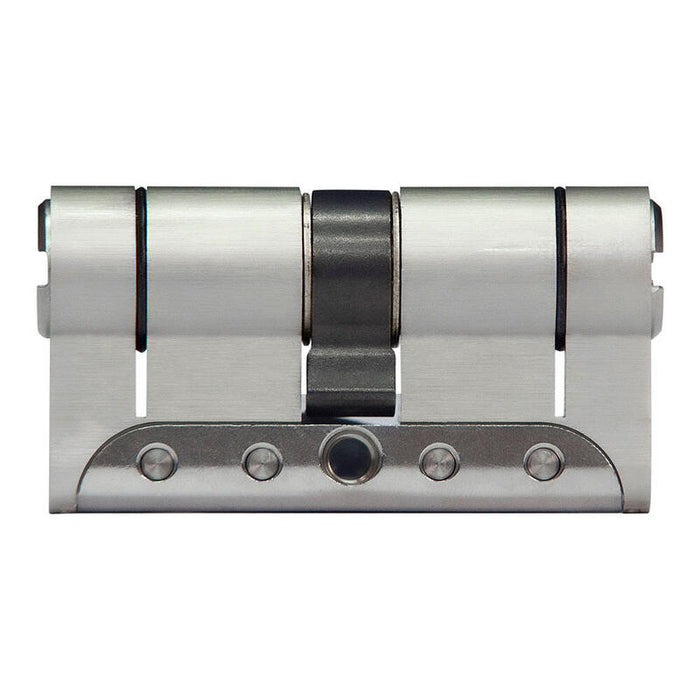 Cilindro Iridium M Irm3030ld Latón 60mm (30+30mm) Leva Larga 15mm Con 5 Llaves De Seguridad. Ifam