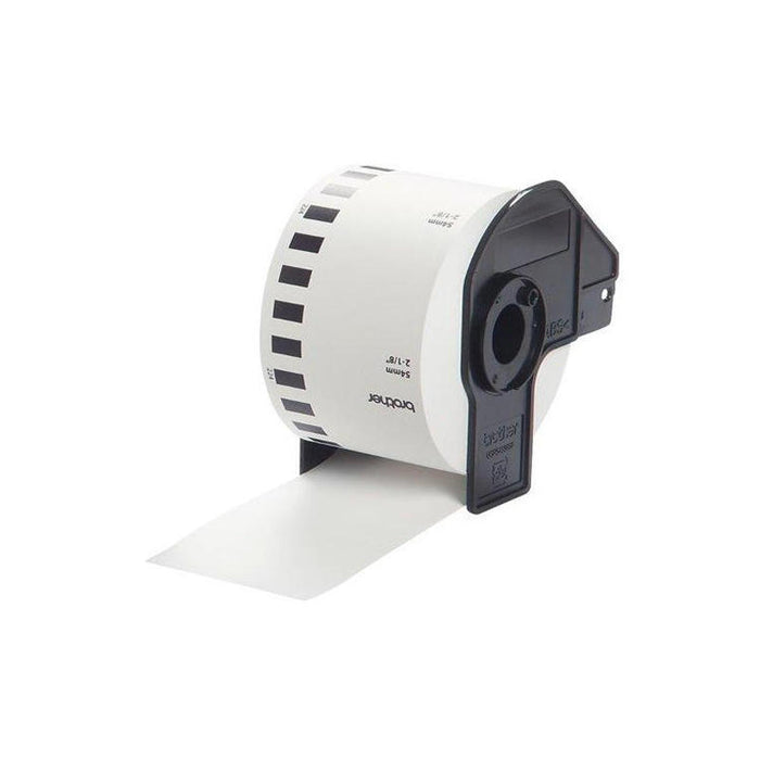 Cinta Compatible Blanca Brother Papel 54mm*30,48m Para Ql1000 / 1050 / 1060