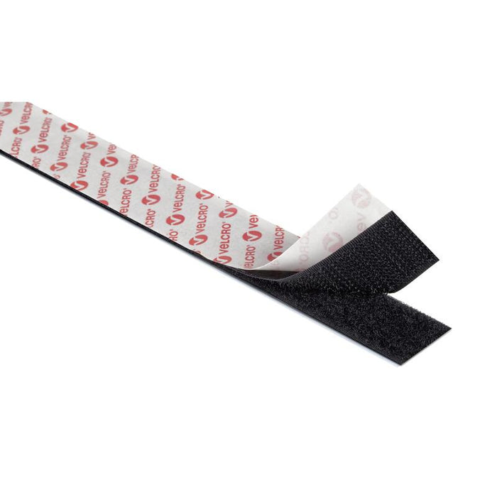 Cinta De Gancho Y Bucle Adhesiva Blanca 20mm X 25 M
