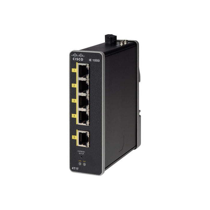 Cisco Ie-1000-4t1t-Lm Switch Gestionado Fast Ethernet [10/100] Negro