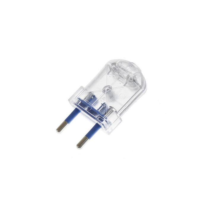 Clavija Europea  Transparente 10a 4mm