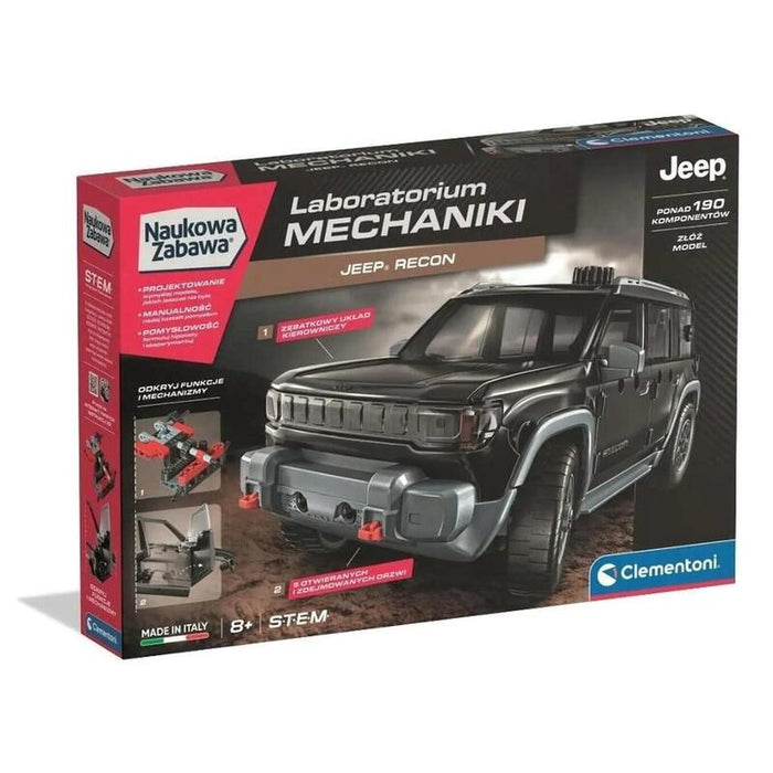 Clementoni Naukowa Zabawa - Laboratorium Mechaniki: Jeep Recon