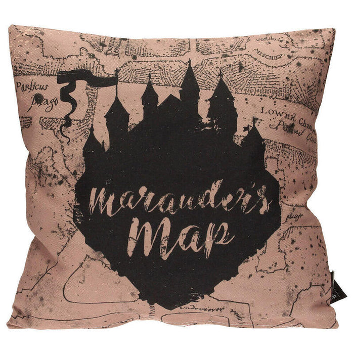 Cojin Cuadrado 45x45cm Envasado Vacio Mapa Merodeador Harry Potter