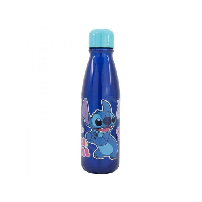 Botella De Agua Reutilizable De Aluminio Infantil De 600 Ml De Stitch Palms