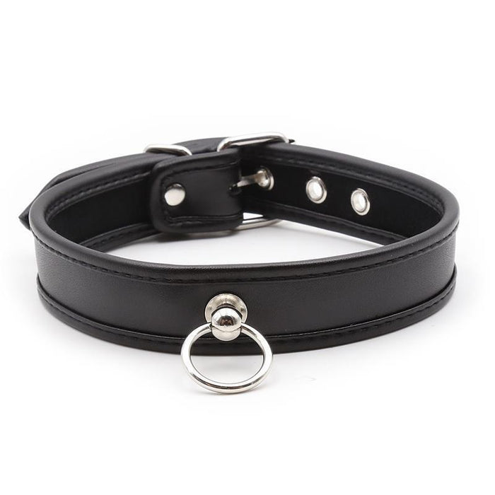 Collar Con Aro Negro
