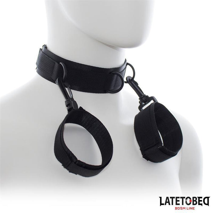 Collar Con Esposas Nylon Talla Única