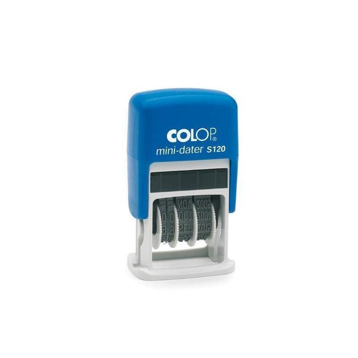 Colop Sello S 120 4mm Catalan Azul/Negra