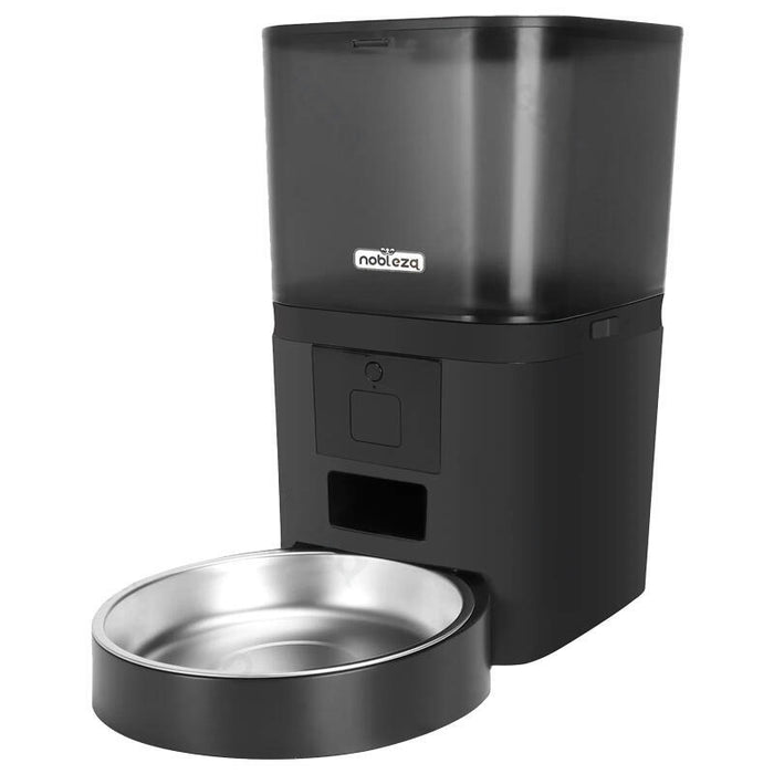 Comedero Inteligente Visual Con Camara 1080p Para Mascotas 6l Negro Nobleza Comedero Inteligente Con Cámara, Wifi Y Capacidad De 6/L Para Perros Y Gatos.