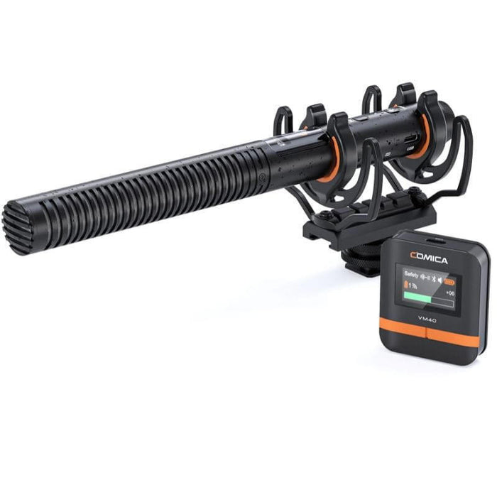 Comica Vm40 Micrófono Inalámbrico 32gb De Grabación Integrada Y Flotante