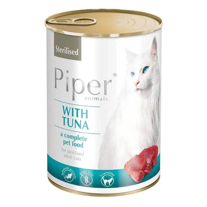 Comida Húmeda Para Gatos Dolina Notaci Piper Esterilizada Con Atún  400g