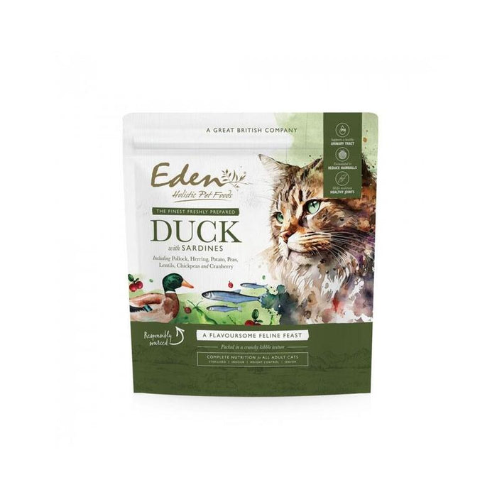 Comida Húmeda Para Gatos Eden Pato Y Sardina  1,5 Kg