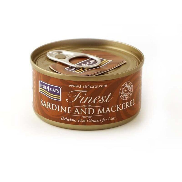 Comida Húmeda Para Gatos Fish4cats Sardine And Mackerel 70g