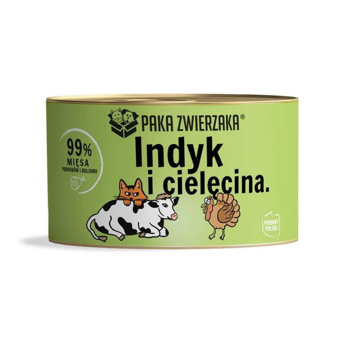 Comida Húmeda Para Gatos Paka Zwierzaka Turkey With Veal - 200g