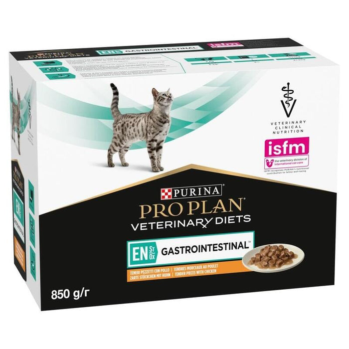 Comida Húmeda Para Gatos Purina Pro Plan Veterinary Diets Es St/Ox Gastrointestinal -  - 10 X 85 G