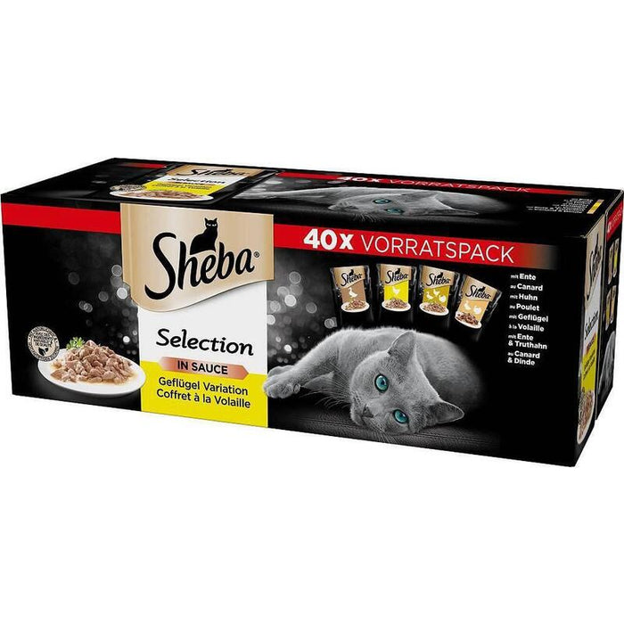 Comida Húmeda Para Gatos  Sheba Selection Select Slices Sabor Aves  85 G