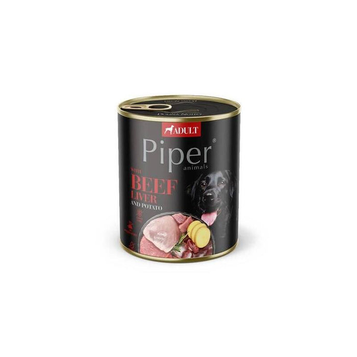 Comida Húmeda Para Perros Dolina Noteci Piper Animals With Beef Liver And Potatoes  800g