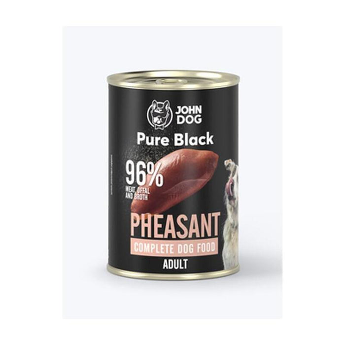 Comida Húmeda Para Perros Jjohn Dog Pure Black Faisán 800g