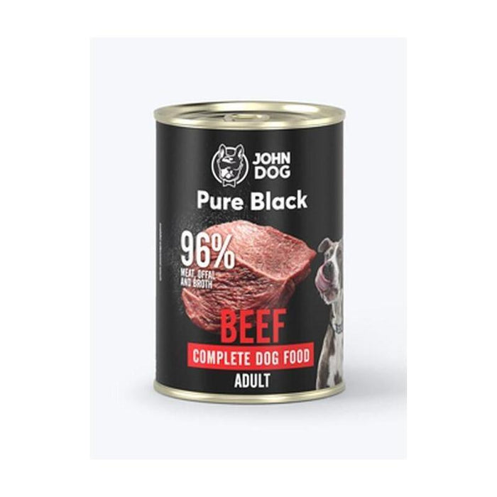 Comida Húmeda Para Perros John Dog Pure Black Carne De Res  400g