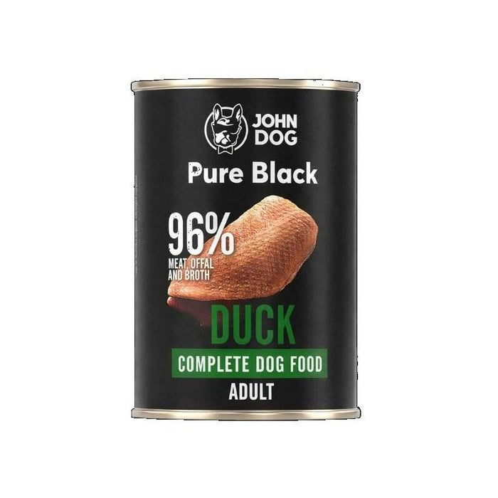 Comida Húmeda Para Perros John Dog Pure Black Pato  400g