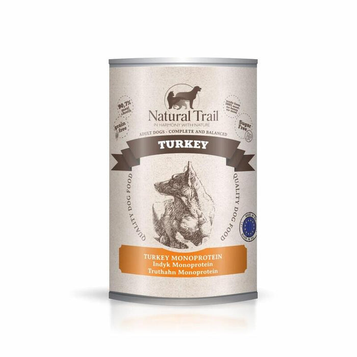 Comida Húmeda Para Perros Natural Trail Pavo  400g