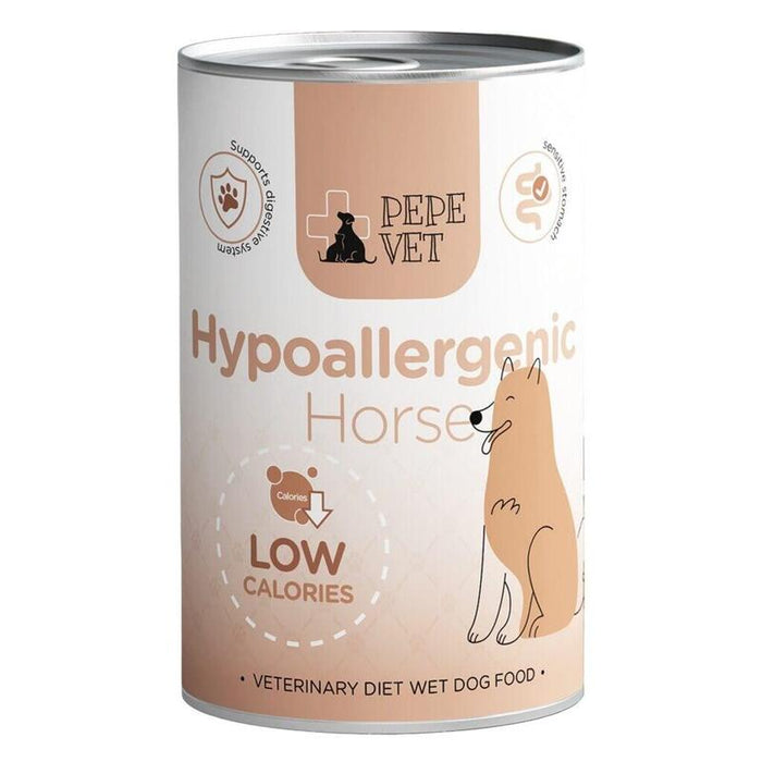 Comida Húmeda Para Perros Paka Zwierzaka Pepe Vet Hypoallergenic Horse 400g