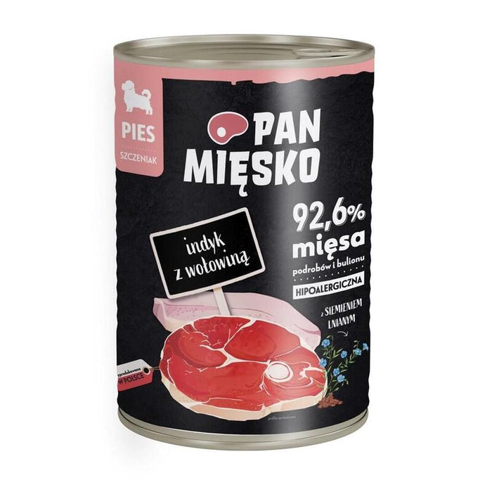 Comida Húmeda Para Perros  Pan Miesko Pavo Con Ternera  400g