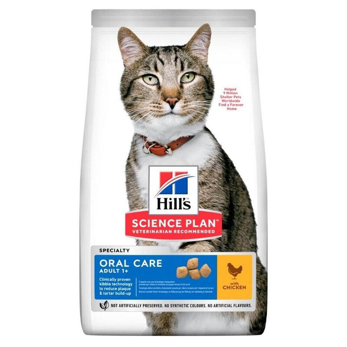 Comida Seca Para Gatos Hill'S Sp Adult Oral Care Pollo  7kg