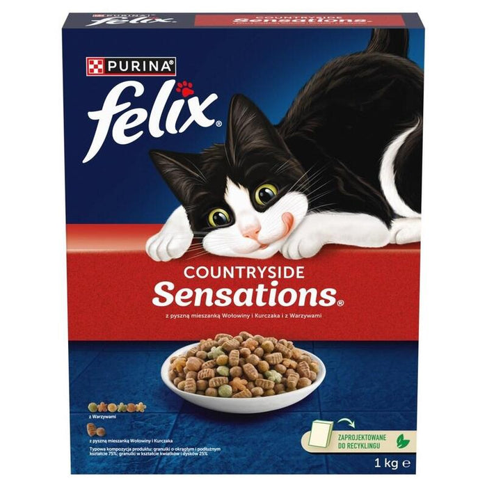 Comida Seca Para Gatos Purina Felix Countryside Sensations  1kg