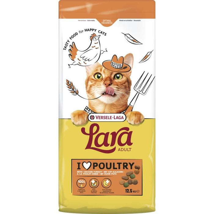 Comida Seca Para Gatos Versele-Laga Lara Chicken With Turkey  12,5kg