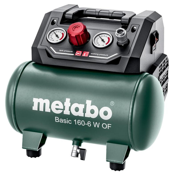 Compresor  Metabo Basic 160-6 W Of (Dunkelverde/Negro, 900 Watt) 601501000