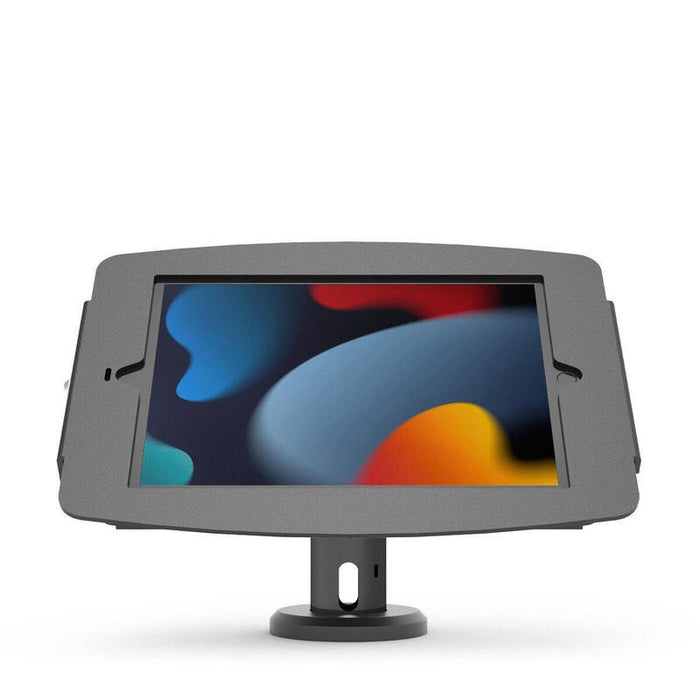 Compulocks Ipad Pro 12.9" (3 6th Gen) Space Enclosure Tilting Stand 4" Kit De Montaje (Caja Base Con Poste) Para Pc Tablet Bloqueable Aluminio De Alta Calidad Negro Tamaño De Pantalla: 12.9" Para Apple Ipad Pro De 12 9" (3ª Generación 4ª