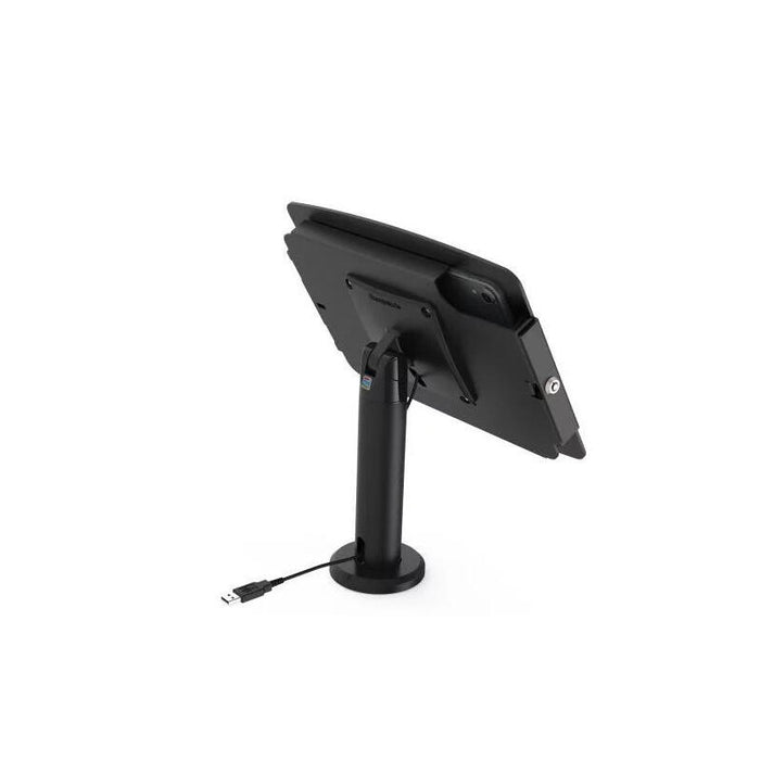Compulocks Ipad Pro 12.9" (3 6th Gen) Space Enclosure Tilting Stand 8" Kit De Montaje (Caja Base Con Poste) Para Pc Tablet Bloqueable Aluminio De Alta Calidad Negro Tamaño De Pantalla: 12.9" Para Apple Ipad Pro De 12 9" (3ª Generación 4ª