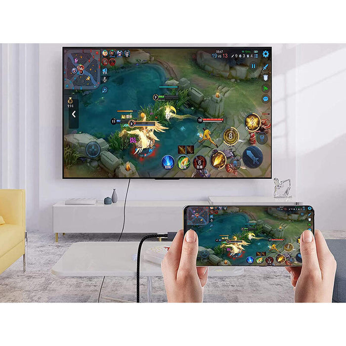 Conceptronic Cable Usb-C 3.0 -> Hdmi 4k60hz 2.00m Gr