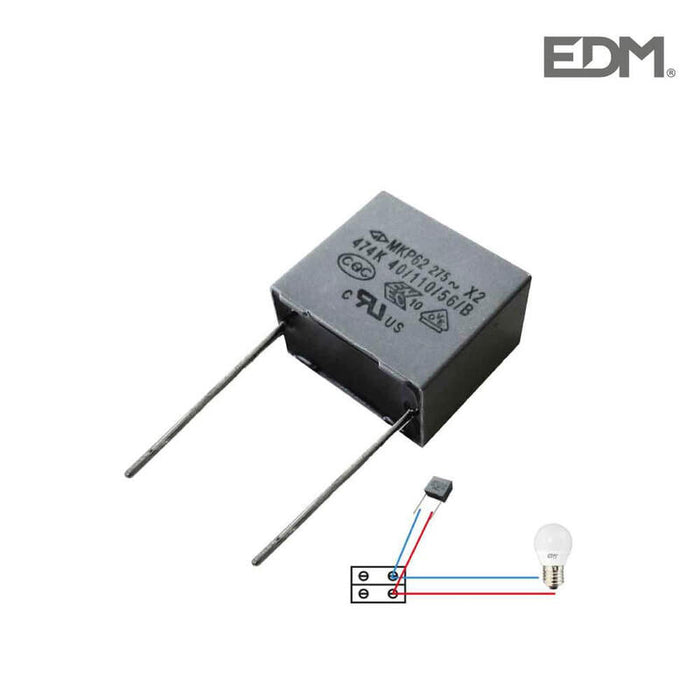 Condensador Para Bombilla Led, 5 Unidades