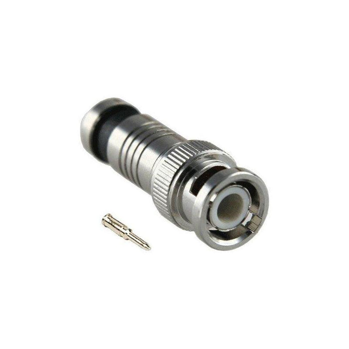 Conector Bnc Macho De Compresión Cable Coaxial Rg59