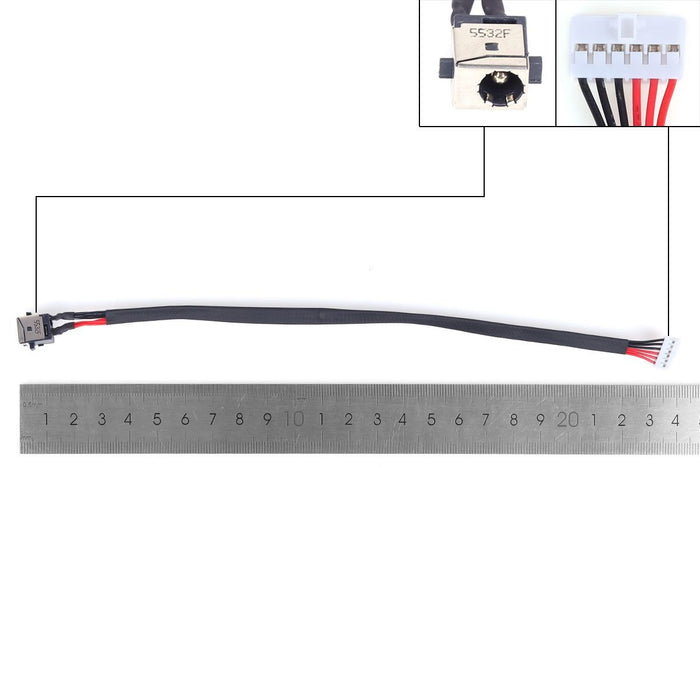 Conector Dc Jack Para Portátil Asus X751M F751Ld X450 X751 F751 Pj721