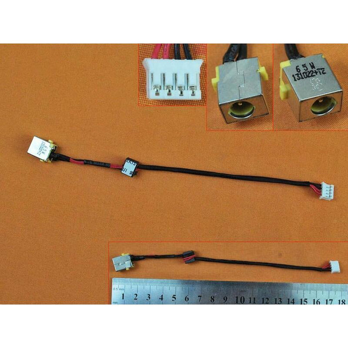 Conector Dc Jack Para Portátil Acer Aspire V3-531 V3-531g V3-551 V3-551g V3-571 50.Rzgn2.001 65 Bt Pj338